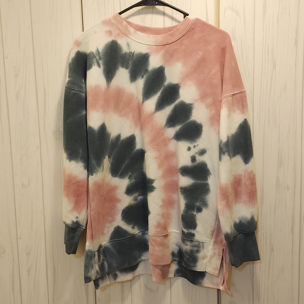 SO Pink and Blue Lounge Sweatshirt